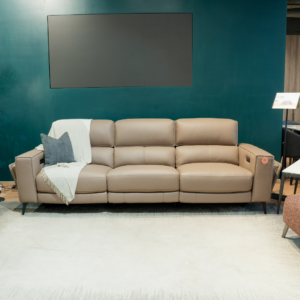 Santa Dual Recliner Sofa 3+2 With Recliners and Power Headrest Cupholder, Storage & Reading Lights